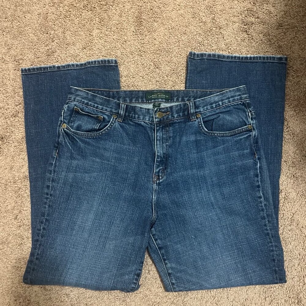 Lauren Ralph‎ Lauren Classic Bootcut Jeans Size 14